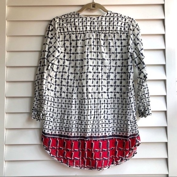 J. Crew Cubist Houndstooth Tunic Cover-Up - Picture 6 of 10